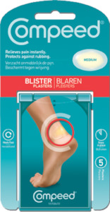Blister Prevention Treatments: Compeed Blister Plasters Medium 5