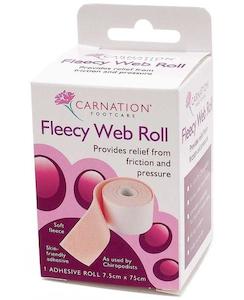 General Foot Care: Carnation Footcare Fleecy Web Roll 7.5cm x 75cm