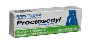 Haemorrhoid Ointments: Proctosedyl Ointment 30g (Limit of ONE per order)
