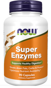 Indigestion Diarrhoea: Now Foods Super Enzymes Capsules 90