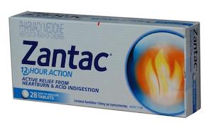Zantac 12 Hour Action Tablets 150mg 28 - Limit of 2 Pack Per Customer