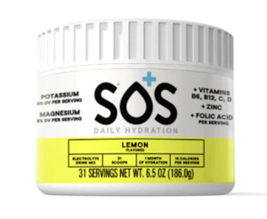 Electrolyte Maintenance Solution: SOS Daily Hydration 31 Serving Tub
