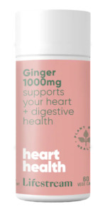 Lifestream Bioactive Ginger Vege Caps 60