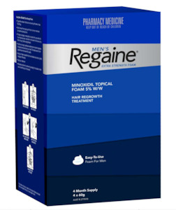 Hair Loss Treatments Prevention: Regaine Foam 4 x 60g (4 Months supply)