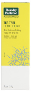 Head Lice Treatments Prevention: Thursday Plantation Head Lice Gel Kit 125g