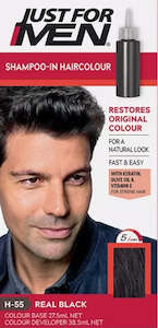 Just for Men Shampoo-In Haircolour - Real Black