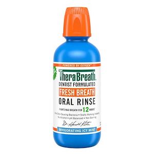 TheraBreath Icy Mint Fresh Breath Oral Rinse 473mL