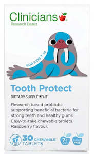 Oral Care: Clinicians Kids Tooth Protect Chewable Tablets 30