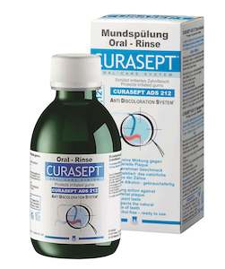 Oral Care: Curasept ADS 212 Chlorhexidine 0.12% Oral Rinse Mouthwash 200ml