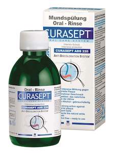 Oral Care: Curasept ADS 220 Chlorhexidine 0.2% Oral Rinse Mouthwash 200ml