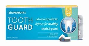 Breath Fresheners: BLIS Probiotics ToothGuard Peppermint Lozenges 30