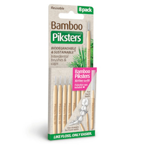 Interdental Brushes: Bamboo Piksters Interdental 8 Pack