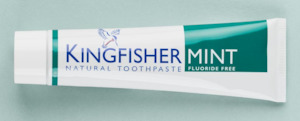 Natural Toothpaste: Kingfisher Natural Toothpaste Mint Fluoride Free 100ml