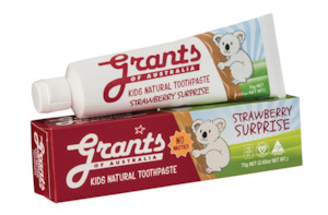 Grants Kids Natural Toothpaste Stawberry Surprise 75g