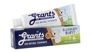 Grants Kids Natural Toothpaste Blueberry Burst 75g