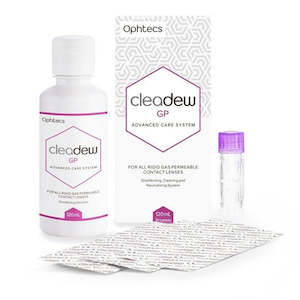 Contact Lens Care: Cleadew GP Advanced Contact Care System
