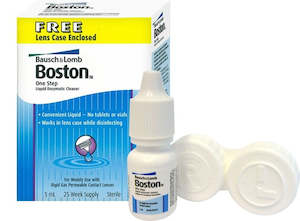 Contact Lens Care: Boston One Step Liquid Enzymatic Cleaner 5ml