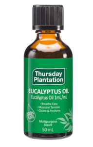 Cleaning Soaking Disinfecting Solution: Thursday Plantation Eucalyptus Oil 100% Pure