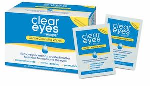 Eye Drops Wash: Clear Eyes by Murine Wipes 30
