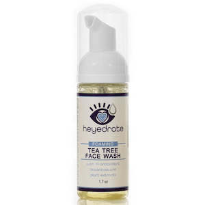 Eye Infections: Heyedrate Foaming Tea Tree and Face Wash and Eyelid Cleanser 50ml