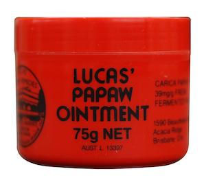 Nappy Rash: Lucas Papaw Ointment 75g