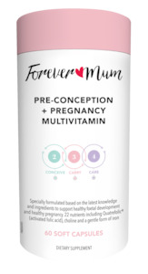 Forever Mum Pre-Conception + Pregnancy Multivitamin Capsules 60