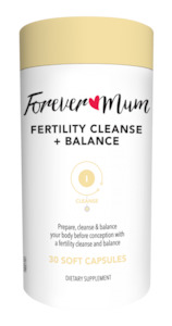 Pregnancy Vitamins: Forever Mum Fertility Cleanse + Balance Capsules 30