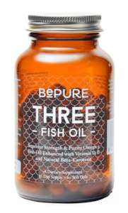 Beauty Skincare: BePure Three Fish Oil Capsules