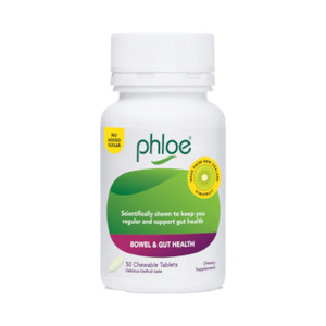 Vitamins Health Supplements: Phloe Bowel & Gut Health Chewable Tablets