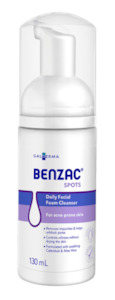 Acne Care: Benzac Spots Daily Facial Foam Cleanser 130ml