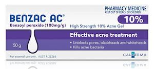 Acne Treatments: Benzac AC 10% Gel 50g