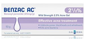 Acne Treatments: Benzac AC 2.5% Gel 50g