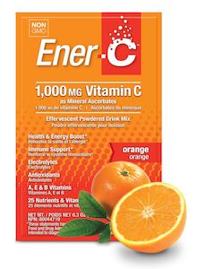 Antioxidants: Ener-C Orange Multivitamin Drink Mix - 1000mg Vitamin C, Sachets 12