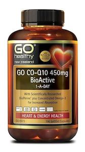 Go Healthy Co-Q10 450mg BioActive 1-A-Day Capsules