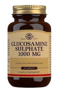 Arthritis Joint Care: Solgar Shellfish-Free Glucosamine Hydrochloride 1000mg Tablets 60