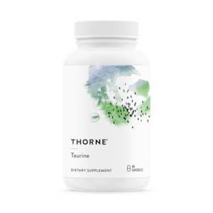 Body Detox Cleansing: Thorne Taurine 500mg Capsules 90