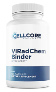 Body Detox Cleansing: CellCore ViRadChem Binder Capsules 120