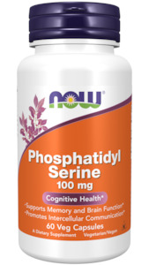 Now Foods Phosphatidyl Serine 100mg Capsules 60