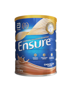 Vitamins Health Supplements: Ensure Chocolate Powder 850g