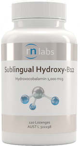Anaemia Support: rn labs Sublingual Hydroxy-B12 Lozenges 120
