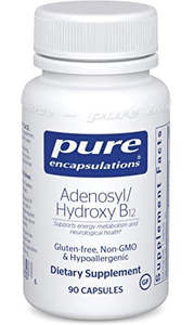 Anaemia Support: Pure Encapsulations Adenosyl/Hydroxy B12 Capsules 90 - Discontinued