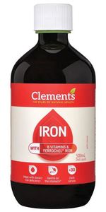 Anaemia Support: Clements Iron Tonic 500ml