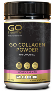 Hair Skin Nails: Go Healthy Collagen Powder Unflavoured 120g