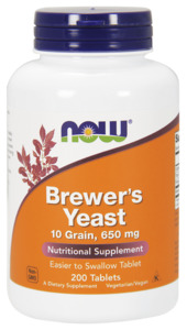 Now Foods Brewers Yeast Tablets 200