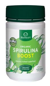 Seniors: Lifestream Certified Organic Spirulina Boost Powder 200g