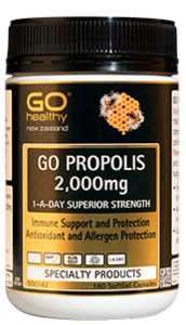 Go Healthy Propolis 2000mg 1-A-Day Superior Strength Capsules 180