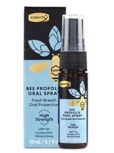 Natural Antiviral Antibiotics: Comvita Propolis Oral Spray High Strength 20ml
