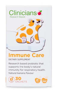 Natural Immune Support: Clinicians Immune Care Sachets 30