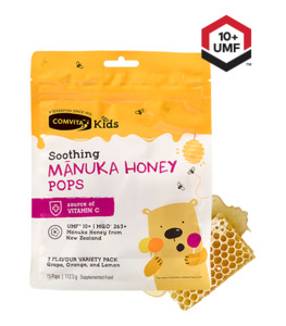 Comvita Kids Soothing Manuka Honey Pops 15