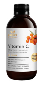 Natural Immune Support: Harker Herbals Vitamin C 650mg 250ml